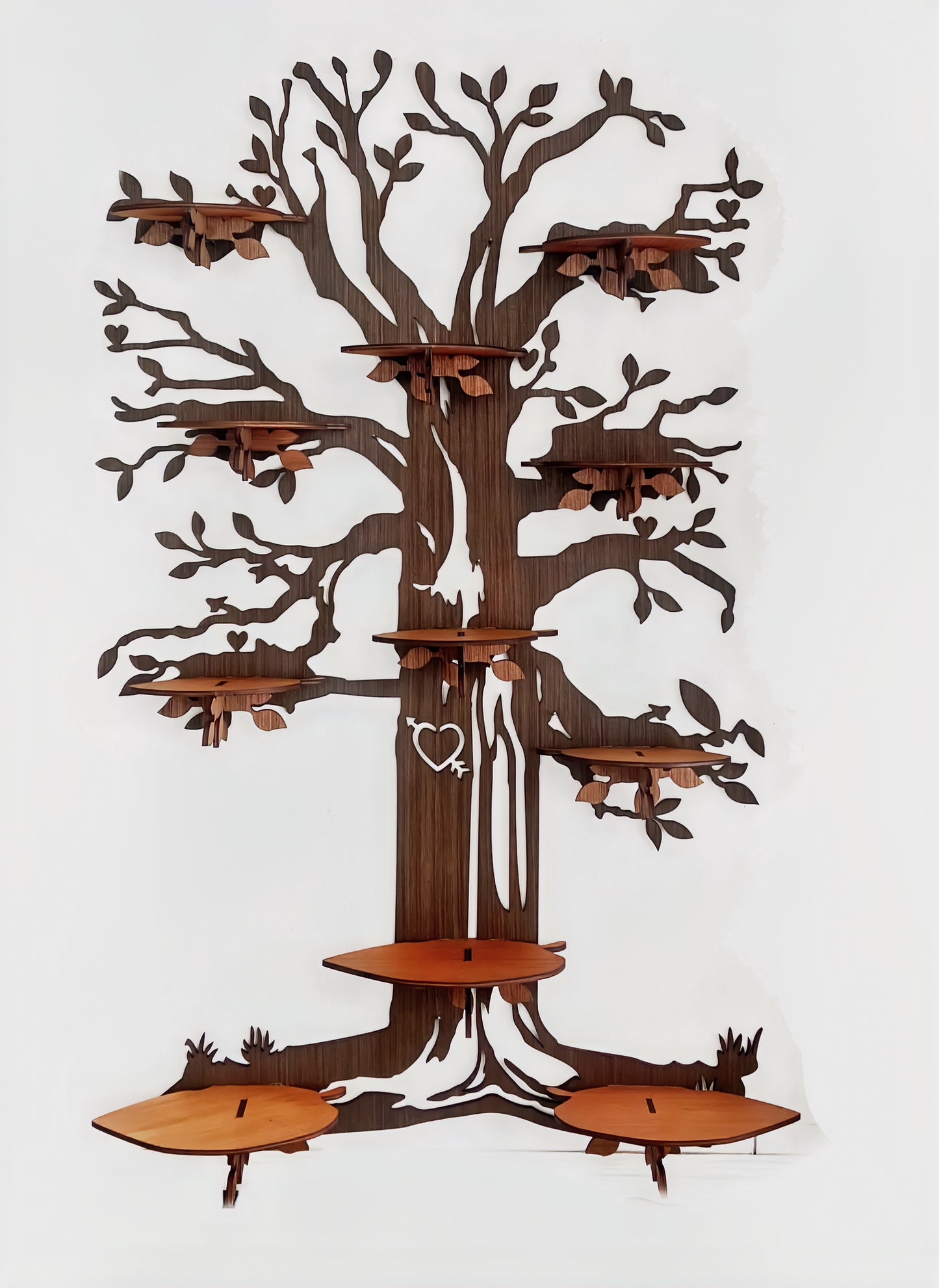 Etagère arbre de vie en bois