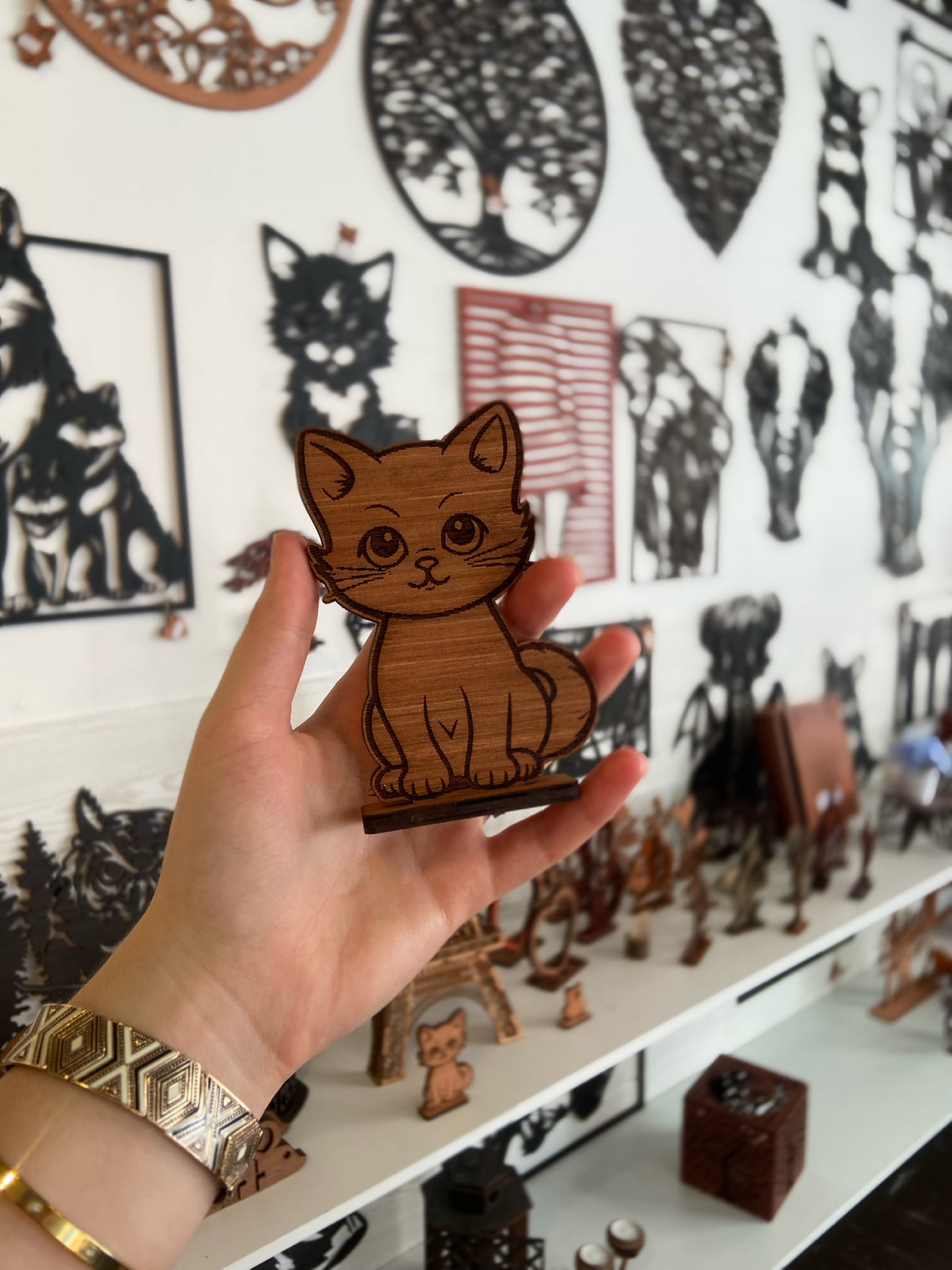 Animaux décoratif en bois